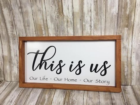 (1) This is us farmhouse wood Signs rustic wood Signs wall decor wooden — Modern Memory Design Picture frames Picture Frame Store, Large Poster Frames, Farmhouse Wood Signs, Memory Design, Farmhouse Wood Sign, Picture Frame Molding, Picture Frame Designs, Picture Frame Shop, Gallery Wall Frames