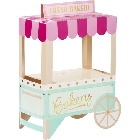 PRICES MAY VARY. 1 Bakery Sweets Centerpiece Centerpiece measures 7" x 4" x 10.6" Centerpiece looks like a Parisian bakery cart Simply unfold and place on tabletop Complete your celebration with our coordinating Bakery Sweets party supplies Bakery Cart, Kids Birthday Party Themes, Drink Business, Bakery Sweets, Sweets Party, Treat Stand, Birthday Baking, Kids Themed Birthday Parties, Baking Party