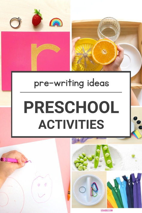 Pre-writing preschool activities to help your toddler get ready for learning letters without alphabet tracing worksheets. Home Preschool Activities, 3k Classroom, Kindergarten Language Activities, Teach Abc, Abc Activities Preschool, Literacy Preschool, Toddler Alphabet, Letter Sounds Preschool, Tracing Letters Preschool