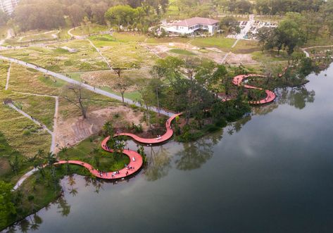 Lakeside Garden, Henning Larsen, Play Garden, Water Playground, Lake Garden, Landscape Elements, Landscape Architecture Design, Architecture Design Concept, Lake Landscape