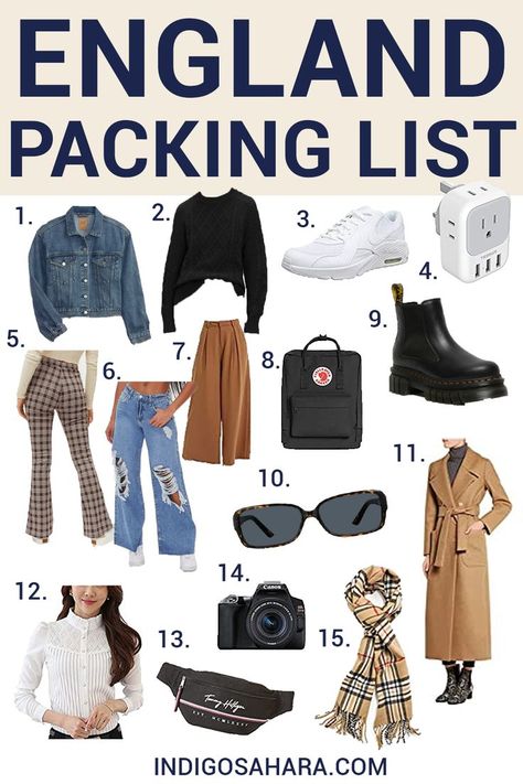 Going on a girls trip to England this spring, and I didn't know what to pack for England! This England packing list was perfect. What To Pack For England, England Packing List, Packing List Winter, London Instagram Pictures, London Travel Photos, London Packing List, Packing List Spring, London Travel Photography, Uk Travel Itinerary