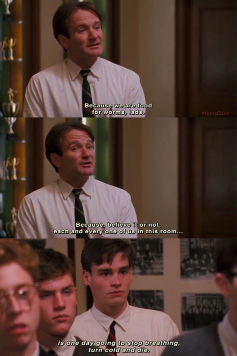 A quote from the movie dead poets society Dead Poets Society Aesthetic Quotes, The Dead Poets Society Quotes, Dps Tattoo, Dead Poets Society Fanart, Dead Poets Society Tattoo, Dead Poets Society Movie, The Dead Poets Society, Dead Poets Society Quotes, John Keating