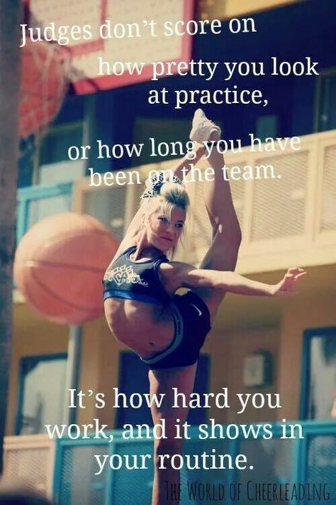 It's all about Practice Practice Practice Cheer Stunt Quotes, Cheer Motivation, Cheer Tips, Cheerleading Pics, Cheerleading Workouts, Cheer Hacks, Cheerleading Quotes, Gymnastics Quotes, True Sayings