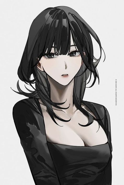 Poses Manga, Persona Anime, 얼굴 드로잉, Anime Black Hair, Girls With Black Hair, By Any Means Necessary, Japon Illustration, 캐릭터 드로잉, Honkai Star Rail