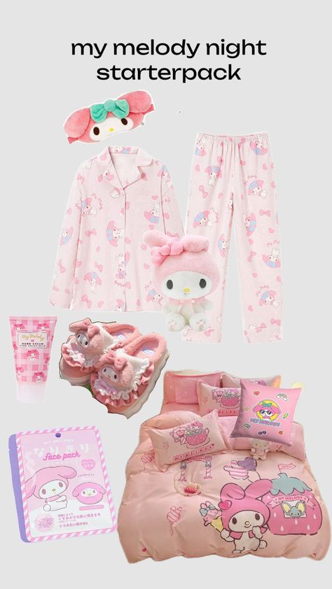 #my melody Space Outfit, My Melody, Girly Outfits, Hand Cream, Bathing Suit, Bathing Suits, Hello Kitty, Kitty, Pins