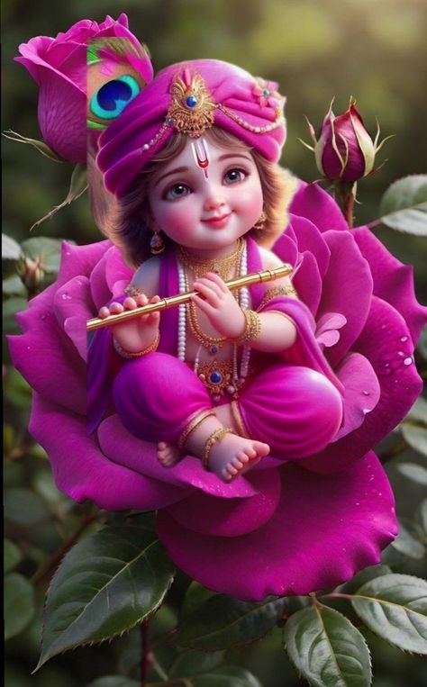 Photos Of Lord Krishna, Crochet Wallpaper, Little Kanha Ji Images, Photos Of Ganesha, Good Morning Krishna, 3d Wallpaper Cute, Peacock Pictures, Baby Ganesha, Cute Good Morning Images