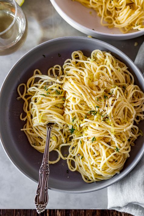 Lemon Tagliolini Tagliolini Recipes, Fresh Egg Noodles, Lemon Spaghetti, Winter Comfort Food, Lemon Pasta, Pasta Maker, Pasta Fresca, Freshly Picked, Fresh Pasta