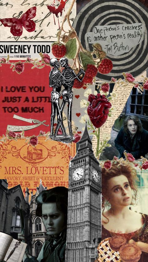 #sweenytodd Field Journal, Fleet Street, Sweeney Todd, Bonham Carter, Helena Bonham Carter, Fantasy Aesthetic, Tim Burton, Your Aesthetic, Connect With People