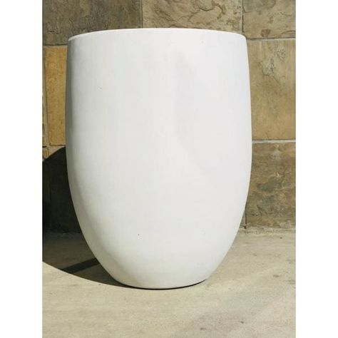 Handmade Concrete Planters, Rectangle Planters, Lightweight Concrete, Concrete Finishes, Bowl Planter, Concrete Finish, Concrete Materials, Indoor Outdoor Planter, Tall Planters