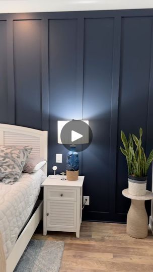 2.2K views · 933 reactions | Master bedroom vibes🤌🏻🤌🏻🤌🏻

Color - Hale Navy by @benjaminmoore 

#fashionista | #luxurylifestyle | #classy | #knesnikkreations | #style | #luxuryfashion | #designer | #trendy | #timelapse | #luxury | #fashionblogger | #instastyle | #accentwall |  #fashionstyle | #woodworker | #elegant | #fashionable | #luxurybrand | #interiordesign | #stylish | #fashiondesigner | #fireplace | #masterbedroom | #accentwalls | #luxurystyle | #interior | #interiordesigner | #myrtlebeach | #masterbedroomdesign | #benjaminmoore | Brandon Knesnik Trendy Bedroom 2024, Wall Woodwork, Bedroom Vibes, Hale Navy, Painting Walls, Hallway Wall, Board And Batten, Room Remodeling, Window Painting