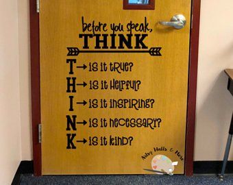 Classroom Door Vinyl, Lunch Boards, Cricut Classroom, Teacher Desk Areas, Counselor Posters, School Decal, Door Vinyl, Library Quotes, School Nursing