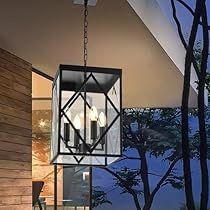 Balcony Gazebo, Front Porch Balcony, Hanging Porch Lights, Shade Outdoor, Pendant Lantern, Outdoor Pendant Light, House Lighting, Porch Balcony, Outdoor Chandelier