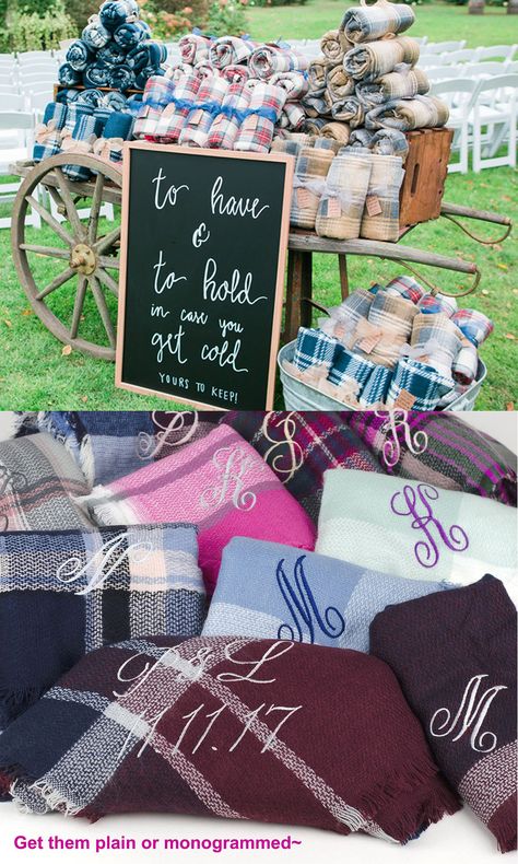 Where to Buy Wedding Blankets for Guests in Bulk | wedding blankets for guests Blanket Wedding, Creative Wedding Favors, Top Wedding Trends, Wedding Blankets, Blanket Gifts, Wedding Favors Cheap, Wedding Gifts For Guests, Guest Gifts, Unique Wedding Favors