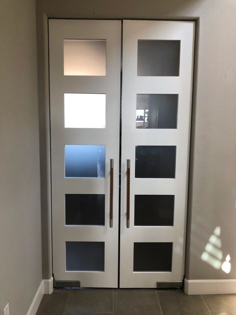 MODERN INTERIOR DOORS | MODERN CONTEMPORARY DOORS Saloon Doors Laundry Room, Modern Saloon Doors, Swinging Doors Kitchen, Den Doors, Saloon Doors Swinging, Swinging Cafe Doors, Glass French Doors Interior, Bar Doors, Cafe Doors