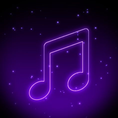 Music Logo Icons Purple Music Aesthetic Icon, Purple Led Lights Wallpaper, Music Logo Aesthetic, Purple Music Icon, Purple Music Aesthetic, Discord Music, Neon Art Painting, Pink Neon Wallpaper, Purple Music