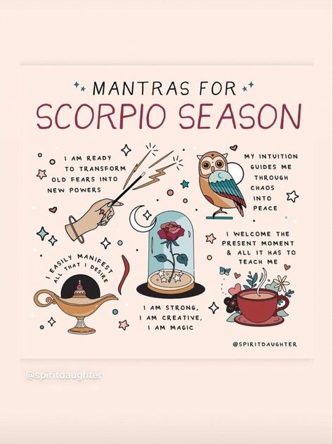 Scorpio Season Rituals, Scorpio Journal Ideas, Scorpio Witch, Astrology Moon, Gemini And Scorpio, Scorpio Zodiac Facts, Zodiac Book, Magic Day, Scorpio Season