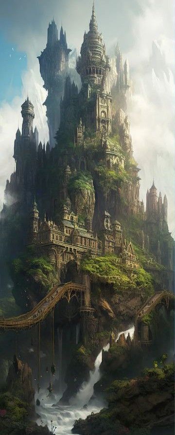 Fantasy Earth Kingdom, Tree Kingdom, Spring Kingdom, Jungle Castle, Jungle Kingdom, Green Kingdom, Forest Castle, Forest Kingdom, Earth Kingdom