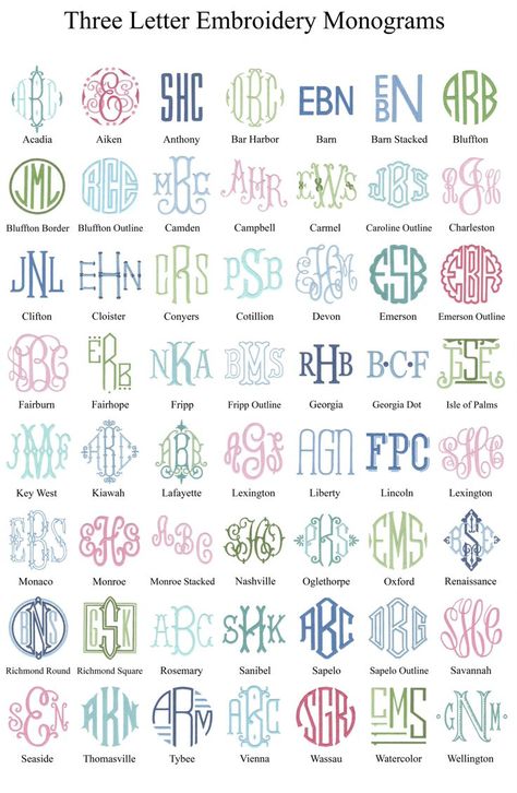 Monogram Initials Font, Monogram Letters Font, Monogram Embroidery Letters, Embroidering Machine, Free Monogram Fonts, Diy Hand Embroidery, Initial Fonts, Cricut Monogram, Free Monogram