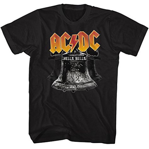 American Classics Unisex American Classics Acdc Shirt, Orange Logo, Tour Merch, Vintage Band, Ac Dc, Rock Band, Back To Black, Perfect Shirt, Yoga Clothes