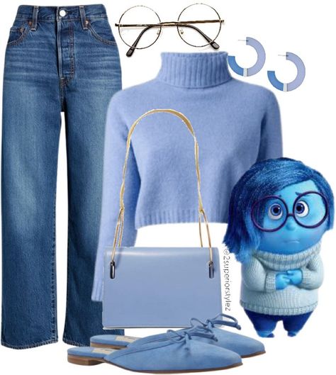 09520 Outfit | ShopLook Outfits For Dinner, Disney Bound Outfits Casual, Characters Outfits, Inside Out Characters, Movie Outfits, Whimsical Accessories, Curated Outfit, Character Inspired Outfits, Disney Bound Outfits