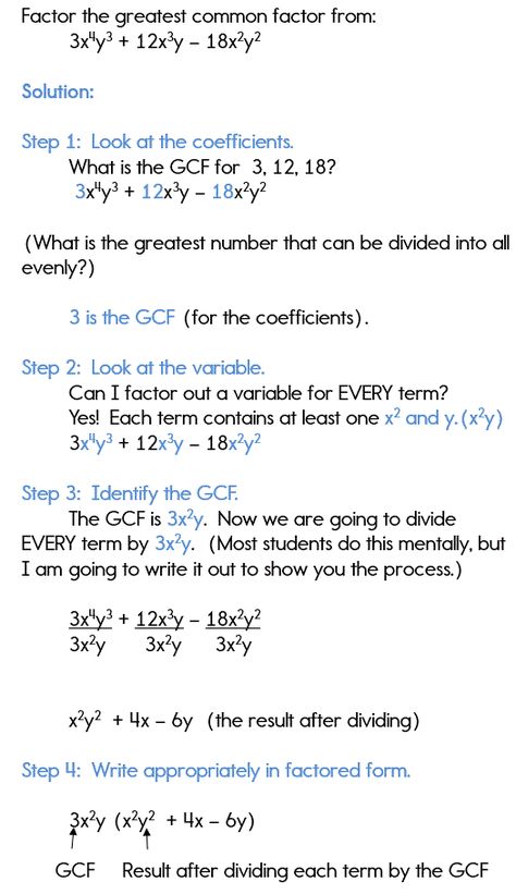 Algebra Notes, Algebra Cheat Sheet, Simplifying Rational Expressions, Factoring Polynomials, Greatest Common Factors, Rational Expressions, School Algebra, Reading Anchor Charts, Algebra Worksheets