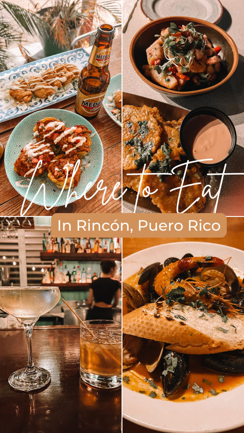 bars and restaurants near Rincón, Puerto Rico Condado Puerto Rico Restaurants, Best Restaurants In Puerto Rico, Condado Puerto Rico, Puerto Rico Restaurants, Rincon Puerto Rico, 3 Days Trip, I'm Leaving, Food Spot, Bars And Restaurants