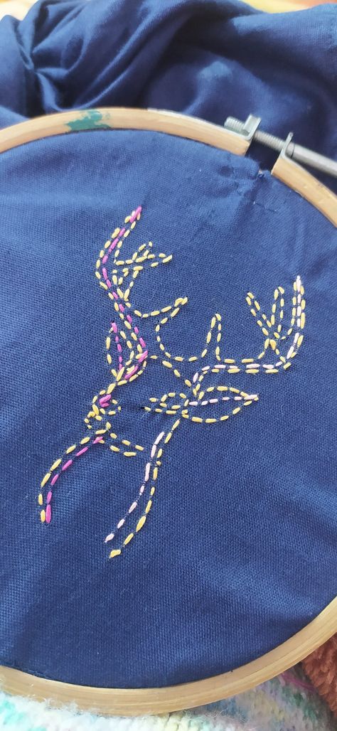 Hand embroidery. Embroidery motif. Running Stitch Embroidery Motif, Running Stitch Embroidery, Embroidery Motif, Embroidery Motifs, Running Stitch, Stitch Embroidery, Embroidery Stitches, Hand Embroidery, Embroidery