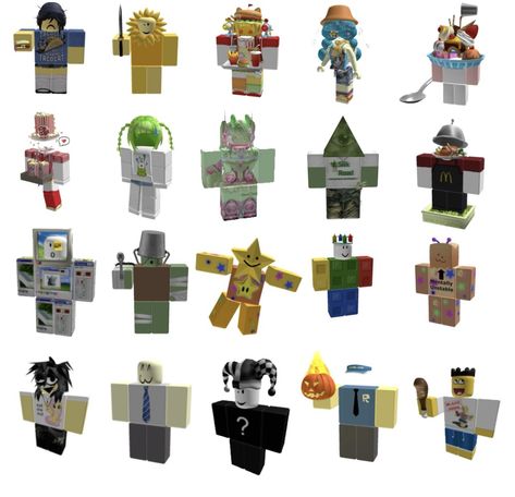 Roblox Map Ideas, Robloxian 2.0 Outfits, Clowncore Roblox Avatar, Simple Roblox Avatars R6, Frutiger Aero Roblox Avatar, Og Roblox Avatars, Random Roblox Avatar, Roblox Avatars Funny, Webcore Roblox Avatar