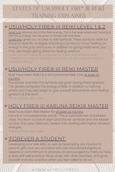 History Of Reiki, Reiki Training Level 1, Types Of Reiki, Reiki Explained, Holy Fire Reiki, Karuna Reiki, Pagan Magick, Reiki Room, Reiki Classes