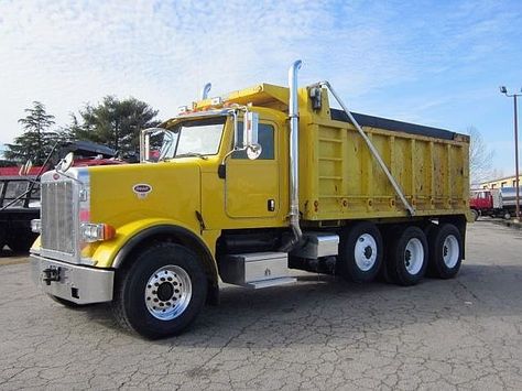 Peterbilt Dump Trucks    http://www.rockanddirt.com/trucks-for-sale/PETERBILT/ALL-dump-trucks Peterbilt Dump Trucks, Semi Trucks For Sale, Car Dump, Used Trucks For Sale, Dump Trucks For Sale, Truck Transport, Dumper Truck, Custom Big Rigs, Truck For Sale