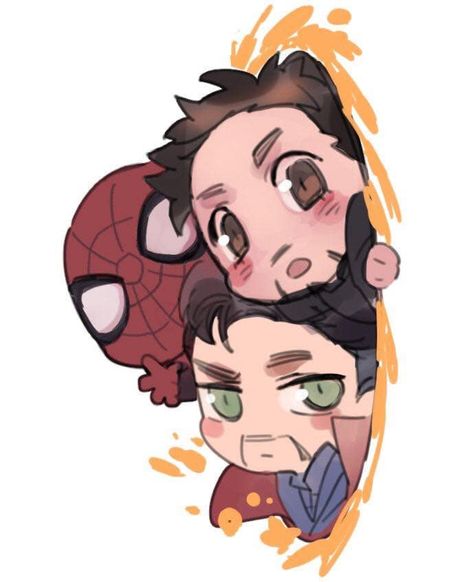 Tony Stark Comic, Chibi Marvel, Superfamily Avengers, Stephen Strange, Deadpool And Spiderman, Avengers 2, Avengers Comics, Marvel Fan Art, Marvel Comics Wallpaper