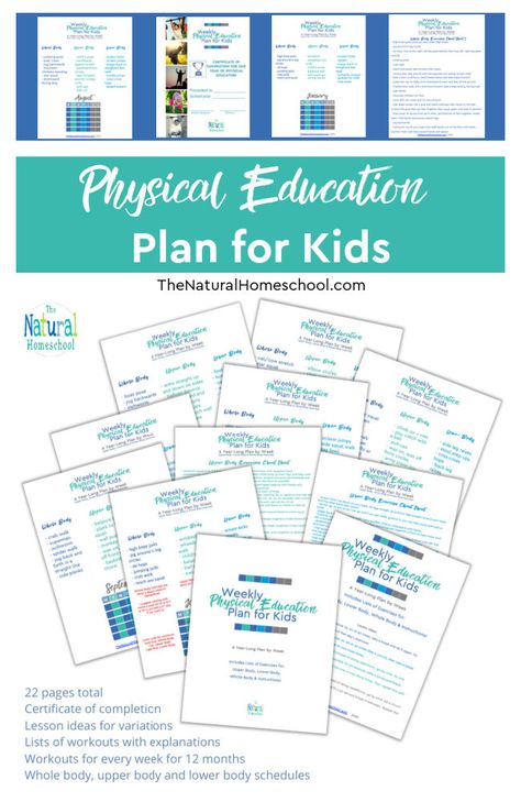 Physical Education Plan for Kids [Live Training] - The Natural Homeschool Physical Education Lesson Plans, Physical Education Curriculum, Physical Education Lessons, Pe Ideas, Health And Physical Education, Preschool Colors, Create Online Courses, Homeschool Kindergarten, Kids Video