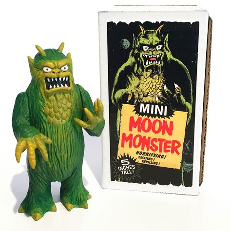 Moon Monster, Bootleg Toys, Weird Toys, Arte Punk, Vinyl Art Toys, Monster Toys, Retro Robot, Space Toys, Japanese Toys