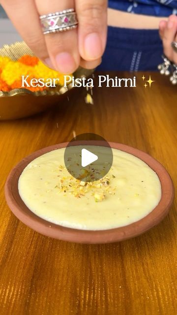 Saloni Kukreja🌷 on Instagram: "One of the Indian Mithais that I can never say no to is Kesar Pista Phirni! This recipe is creamy, full of delicious flavours and it doesn’t take up a lot of your time either ☺️✨

Welcome to episode 12 of ✨ #MithaiMagic ✨ a series where we’ll discover the magic of mithai-making together, one recipe at a time ❤️

Here’s how you make this delightful recipe at home ☺️

Ingredients: 
Cooconut Cream - 2.5 Cups- divided 
Short Grained Rice - 2.5 Tbsps
Sugar - 4-5 Tbsps
Salt - A Pinch
Saffron - A Pinch
Cardamom - A Pinch
Pistachios to Garnish

Process: 
* Start by washing & soaking the rice for 20 mins 
* Drain & dry completely using a muslin cloth - once dried, blend them into a fine powder 
* Mix the powdered rice & 1/2 cup coconut cream - stir it & keep aside fo Saloni Kukreja, Phirni Recipe, Payasam Recipe, Rice Coconut, Never Say No, Muslin Cloth, Cardamom Powder, Never Say Never, Coconut Cream