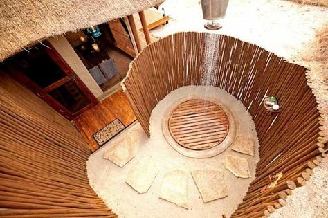 outdoor showers plans | Outdoor shower Outside Showers, Outdoor Bathroom Design, Outdoor Baths, Garden Shower, Outdoor Bath, Bamboo House, Outdoor Bathrooms, Outdoor Shower, First Name