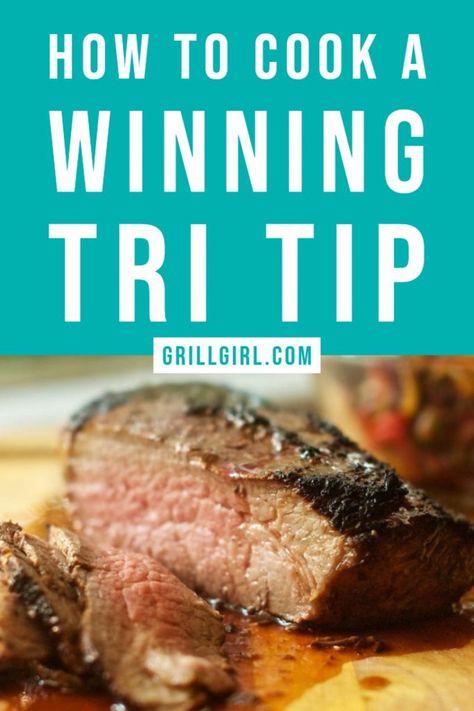 Tri Tip Recipe, Tri Tip Marinade, Cooking Tri Tip, Smoked Tri Tip, Beef Tri Tip, Smoked Meat Recipes, Tri Tip, Grilling Tips, Marinade Recipes