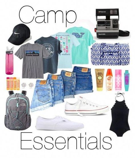 Summer Camp Outfits For Women, Camp Essentials For Girls Summer, Summer Outfits Camp, Camping Outfits For Women Summer Lake, Outfits For Summer Camp, Church Camp Outfits Summer, Camp Outfits Summer, Outfits For Camping, Summer Outfit Board