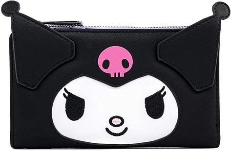 Kuromi Cosplay, Hello Kitty Cosplay, Hello Kitty Kuromi, Cute Wallets, Hello Kitty Plush, Best Wallet, Hello Kitty Collection, Wallet Pattern, Little Twin Stars