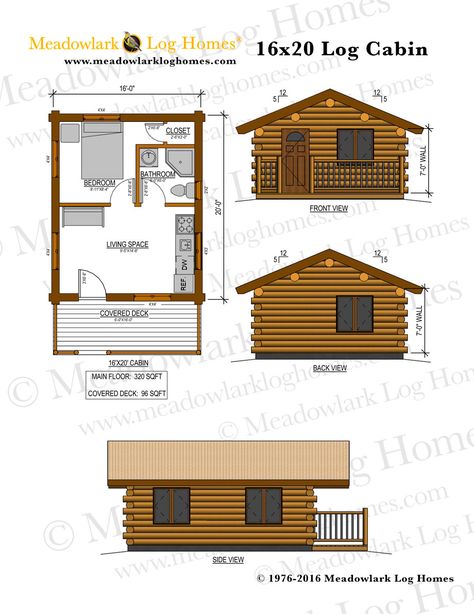 Log Cabin House Plans, Log Cabin House, Lake Property, Log Cabin Plans, Small Cabin Plans, House Plan With Loft, Log Home Floor Plans, Log Home Plans, Small Log Cabin