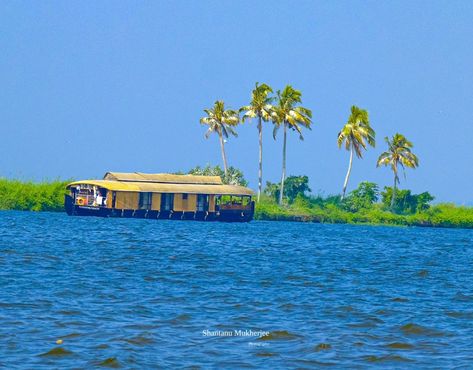 Nestled amidst the serene Backwaters of Alleppey, a houseboat awaits, a floating sanctuary that embodies tranquility and timeless charm. As the sun gently kisses the emerald waters, the houseboat glides gracefully, its wooden frame reflecting the hues of dawn like a canvas painted by the gods. ======================================================== Tags : #fujifilm #fujifilmxseries #fujifilmxh2 #fujifilmxhyderabad #fujifilmxkerala #alleppeybackwaters #keralabackwaters #keralatrip🌴 #housebo... Kerala Backwaters, Houseboat, House Boat, Kerala, Wooden Frame, The Sun, Floating, Canvas Painting, Emerald