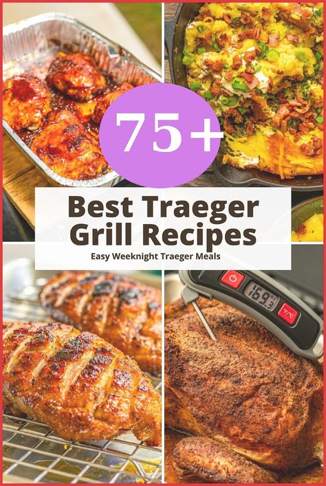 Make your meals memorable with these Traeger grill recipes. Featuring everything from cooking with a Traeger grill to easy smoked dinner ideas, this list offers a variety of options for every occasion. Explore Traeger grill vegetable recipes, quick and easy Traeger recipes, and fun Traeger recipes to fit any event or gathering. Whether you need weeknight Traeger meals or summer cookout ideas, these recipes have you covered for delicious and satisfying meals. Tap to try the recipe. Simple Traeger Recipes, Traeger Ranger Recipes, Traeger Smoked Recipes, Traeger Soup Recipes, Traeger Meal Prep, Healthy Traeger Grill Recipes, Dinner Ideas Smoker, Best Traeger Recipes, Treager Recipes Dinners