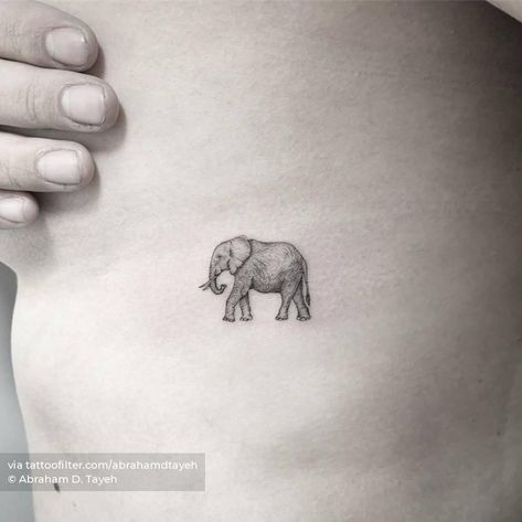 Pink Lotus Tattoo, Simbols Tattoo, Cute Elephant Tattoo, Tattoo Elephant, International Tattoo, Africa Tattoos, Small Finger Tattoos, Single Needle Tattoo, Elephant Tattoo Design