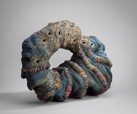 Contemporary Fiber Art, Sculptural Weaving, Yarn Sculpture, Judith Scott, Tactile Art, Contemporary Baskets, Paper Art Sculpture, Fiber Sculpture, Coiled Baskets