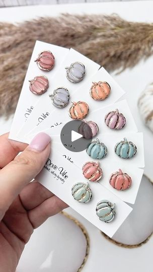 11K views · 337 reactions | Pumpkin season is here and we probably have over 30 different pumpkin earrings for you to choose from and find the perfect one for your style. All available in my Etsy shop. Link in bio

#clayearrings #pumpkin #pumpkinearrings #pumpkinlove | @doxievibe | Handmade Clay Earrings… with my dog nearby Clay Stud Earrings, Handmade Clay Earrings, Green Pumpkin, Pumpkin Earrings, Pumpkin Seasoning, Leaf Green, Fimo Clay, Winter Diy, Handmade Clay