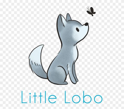 Cute Wolf Drawing Easy, Cute Wolf Illustration, Chibi Wolf, Wolf Drawing Easy, Wolf Cartoon, Puppy Tattoo, Wolf Puppy, Wolf Clipart, Cute Wolf Drawings