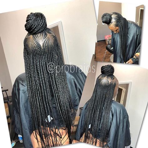 Now Booking 10/1-10/31 on Instagram: “✨ 6-7hr process | hair provided | BOOK NOW!! Book under small 3 layered feed in braids. Hair must be at least 4in. Follow me on Snapchat…” Layered Feed In Braids, 3 Layer Feed In Braids, Layer Feed In Braids, Layer Feed, Feed In Braids, Straight Weave, Straight Weave Hairstyles, Feed In Braid, Now Booking