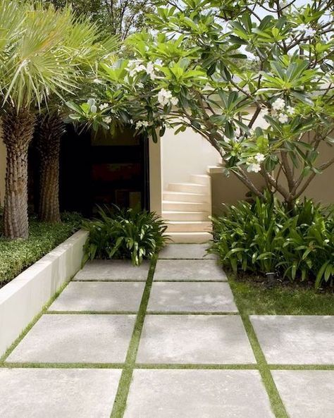 Side Yard Landscaping, Outdoor Steps, Courtyard Design, Modern Landscape Design, Garden Pathway, Backyard Garden Design, Modern Landscaping, Small Backyard Landscaping, Garden Paths