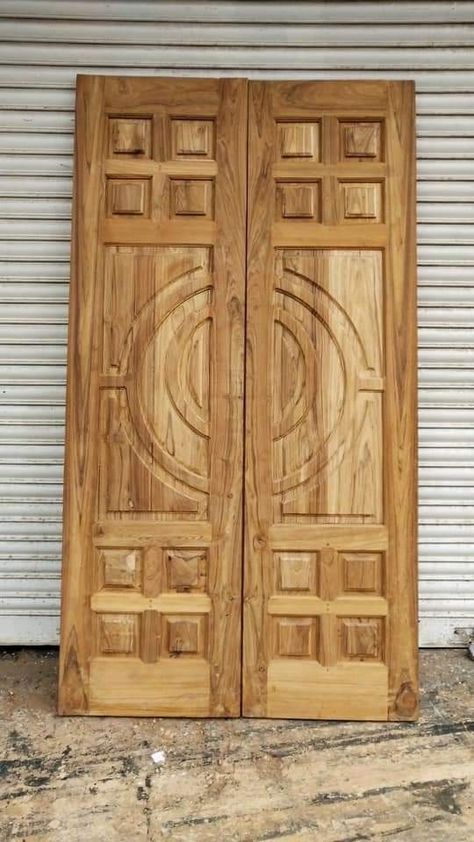 Classroom Door Themes, Teak Wood Main Door, Wood Main Door, Indian Main Door Designs, Main Door Designs, Single Main Door Designs, Latest Door Designs, Wooden Double Doors, House Front Door Design