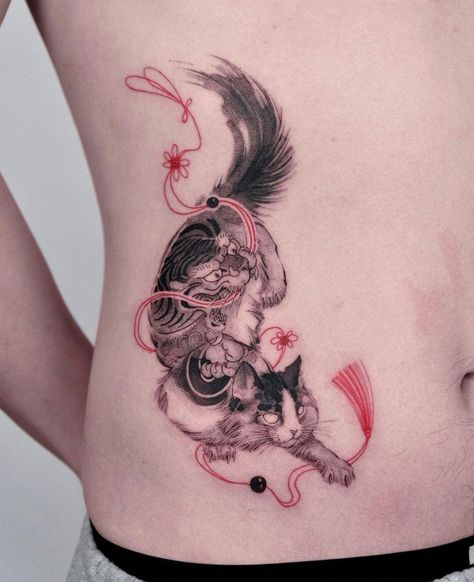 Tattoo Shell, Monmon Cats, Luna Tattoo, Tattoo Vintage, Tattoo Animal, Female Tattoos, 4 Tattoo, Cat Tattoos, Cat Tattoo Designs