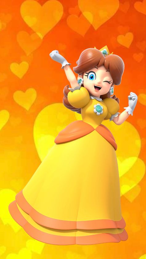 Daisy From Mario, Mario Makeup, Mario Collection, Scooby Doo Images, Princess Daisy, Princesa Peach, Super Mario Art, Mario Art, Mario Bros.